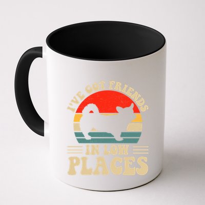 I've Got Friends In Low Places Pembroke Welsh Corgi Lover Gift Mug