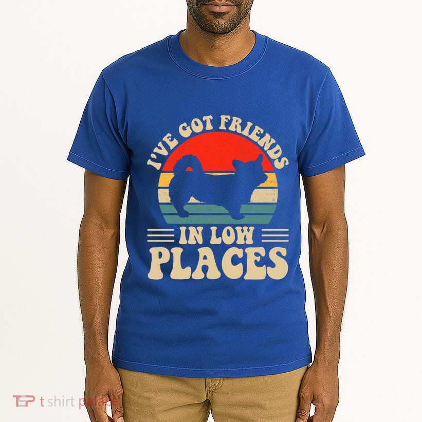 I've Got Friends In Low Places Pembroke Welsh Corgi Lover Gift Tall T-Shirt