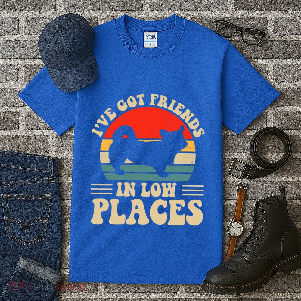 I've Got Friends In Low Places Pembroke Welsh Corgi Lover Gift Tall T-Shirt
