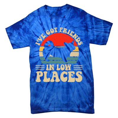 I've Got Friends In Low Places Pembroke Welsh Corgi Lover Gift Tie-Dye T-Shirt