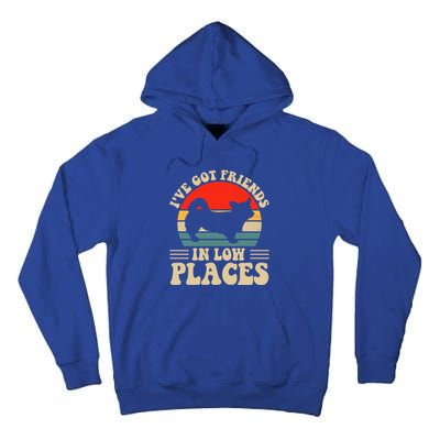 I've Got Friends In Low Places Pembroke Welsh Corgi Lover Gift Tall Hoodie