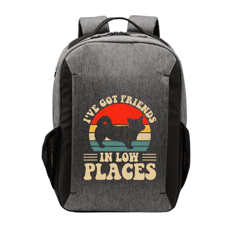 I've Got Friends In Low Places Pembroke Welsh Corgi Lover Gift Vector Backpack