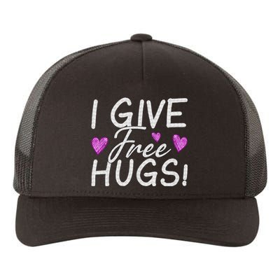 I Give Free Hugs Yupoong Adult 5-Panel Trucker Hat