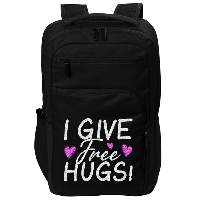 I Give Free Hugs Impact Tech Backpack