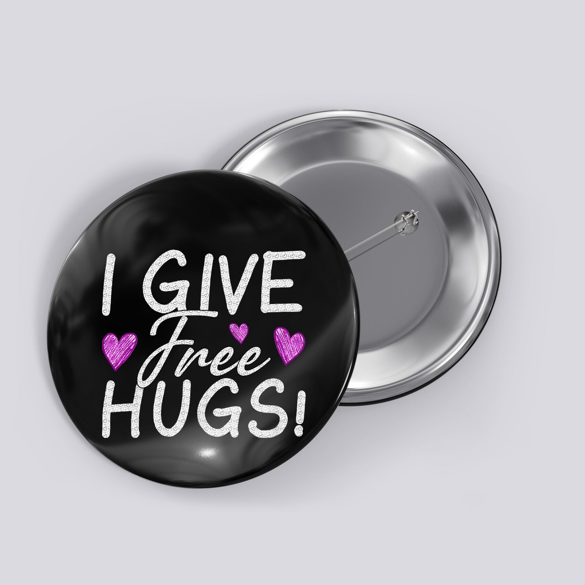 I Give Free Hugs Button