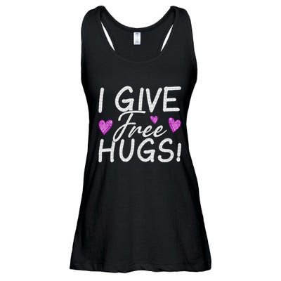I Give Free Hugs Ladies Essential Flowy Tank