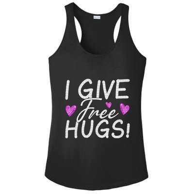 I Give Free Hugs Ladies PosiCharge Competitor Racerback Tank