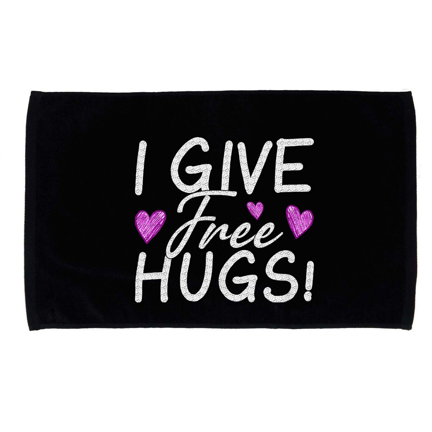 I Give Free Hugs Microfiber Hand Towel
