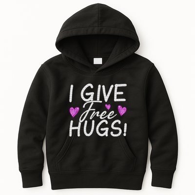 I Give Free Hugs Kids Hoodie