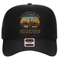 IVe Got Friends In Low Places Vintage Country Music High Crown Mesh Back Trucker Hat