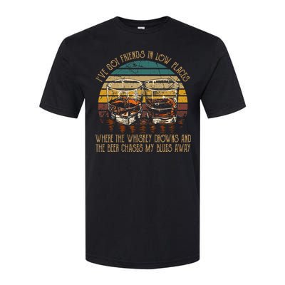 IVe Got Friends In Low Places Vintage Country Music Softstyle CVC T-Shirt