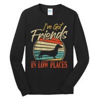 IVe Got Friends Low Places Dachshund Wiener Dog Tall Long Sleeve T-Shirt