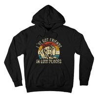 I've Got Friends In Low Places funny Dachshund Wiener Dog Hoodie