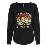 I've Got Friends In Low Places funny Dachshund Wiener Dog Womens California Wash Sweatshirt