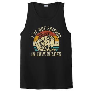 I've Got Friends In Low Places funny Dachshund Wiener Dog PosiCharge Competitor Tank