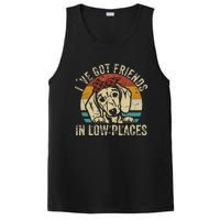 I've Got Friends In Low Places funny Dachshund Wiener Dog PosiCharge Competitor Tank