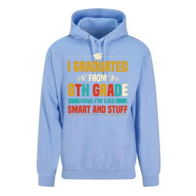 I Graduated From 8th Grade Now Im Like Unisex Surf Hoodie