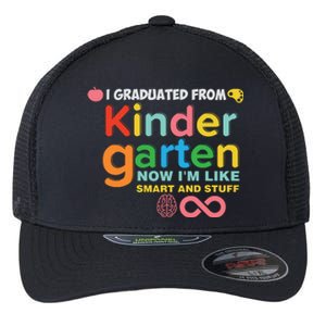 I Graduated From Kindergarten Flexfit Unipanel Trucker Cap