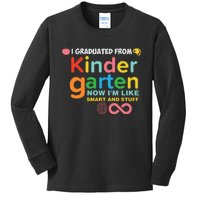 I Graduated From Kindergarten Kids Long Sleeve Shirt