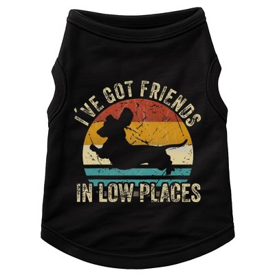 I've Got Friends In Low Places funny Dachshund Wiener Dog Doggie Tank