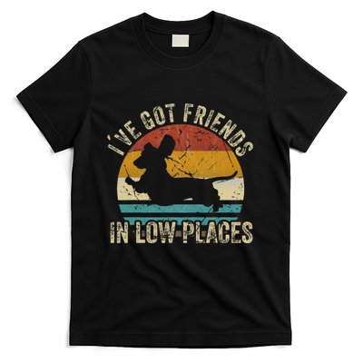I've Got Friends In Low Places funny Dachshund Wiener Dog T-Shirt