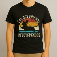 I've Got Friends In Low Places funny Dachshund Wiener Dog T-Shirt