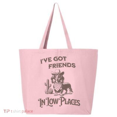 IVe Got Friends In Low Places Dachshund 25L Jumbo Tote