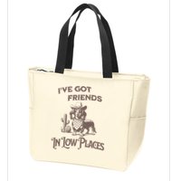 IVe Got Friends In Low Places Dachshund Zip Tote Bag