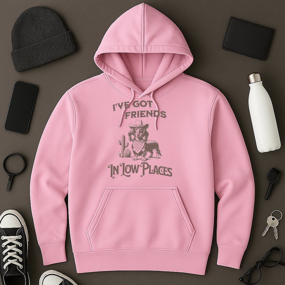 IVe Got Friends In Low Places Dachshund Hoodie