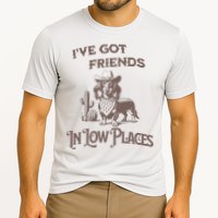 IVe Got Friends In Low Places Dachshund Cooling Performance Crew T-Shirt