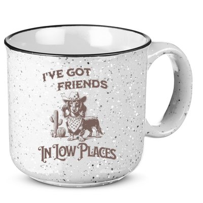 IVe Got Friends In Low Places Dachshund 15oz Campfire Ceramic Mug