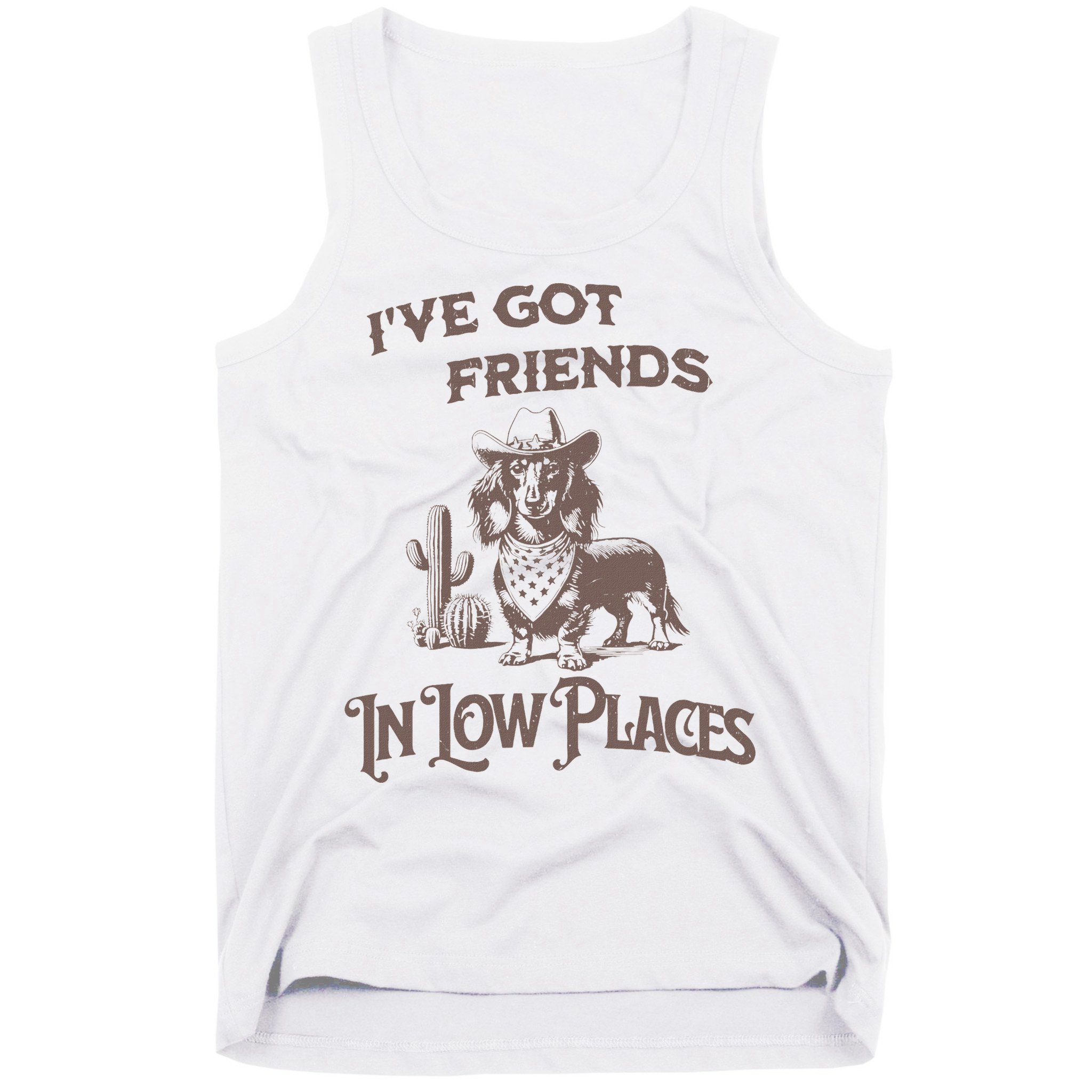 IVe Got Friends In Low Places Dachshund Tank Top
