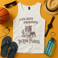 IVe Got Friends In Low Places Dachshund Tank Top