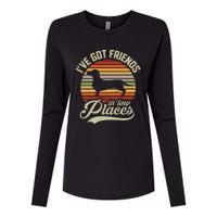 Ive Got Friends In Low Places Womens Cotton Relaxed Long Sleeve T-Shirt