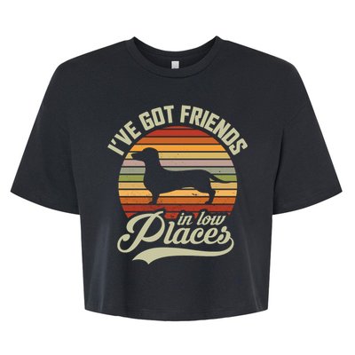 Ive Got Friends In Low Places Bella+Canvas Jersey Crop Tee