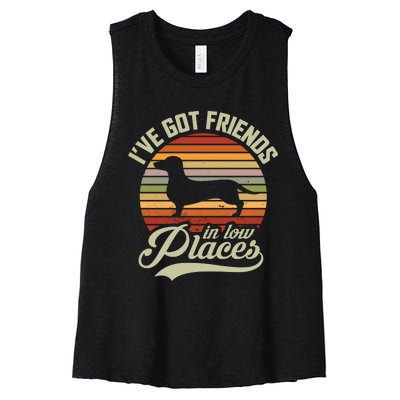 Ive Got Friends In Low Places Women's Racerback Cropped Tank