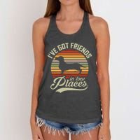 Ive Got Friends In Low Places Women's Knotted Racerback Tank