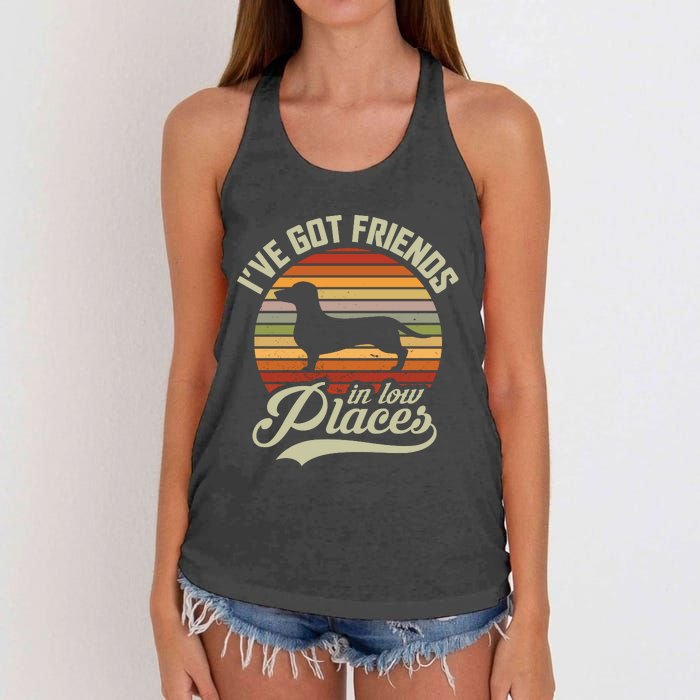 Ive Got Friends In Low Places Women's Knotted Racerback Tank