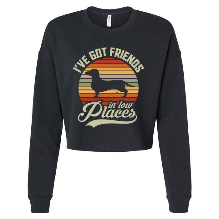 Ive Got Friends In Low Places Cropped Pullover Crew