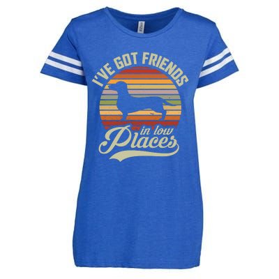 Ive Got Friends In Low Places Enza Ladies Jersey Football T-Shirt