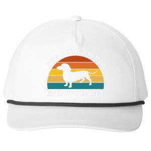 I've Got Friends In Low Places Dachshund Wiener Dog Funny Snapback Five-Panel Rope Hat