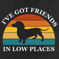 I've Got Friends In Low Places Dachshund Wiener Dog Funny 11oz C Handle Ceramic Mug