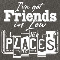 I've Got Friend In Low Places Travel Lover Cotton Canvas Backpack