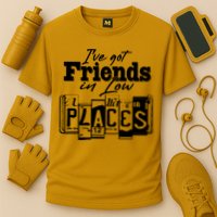 I've Got Friend In Low Places Travel Lover Cooling Performance Crew T-Shirt