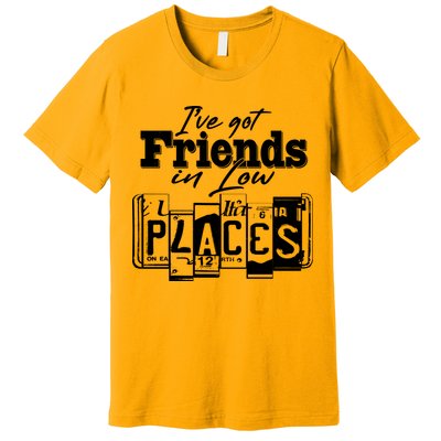 I've Got Friend In Low Places Travel Lover Premium T-Shirt