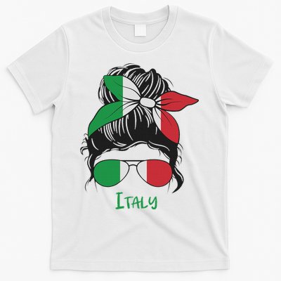Italian Girl From Italia Flag Italy Women Italy Girl T-Shirt