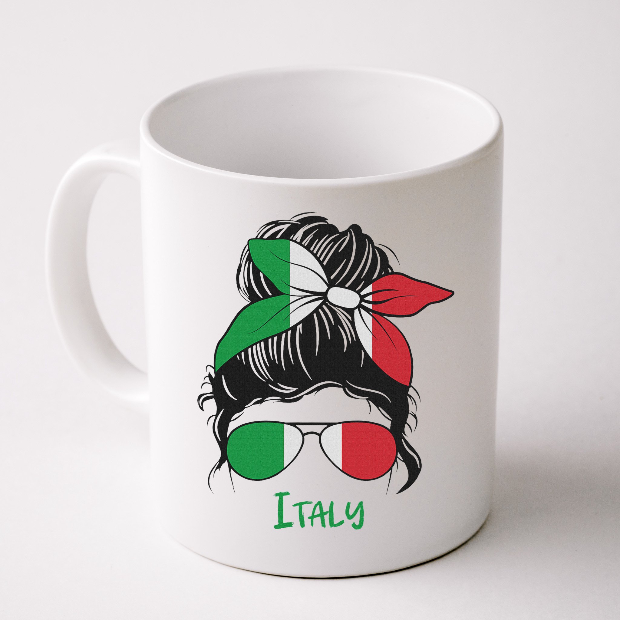 Italian Girl From Italia Flag Italy Women Italy Girl Mug