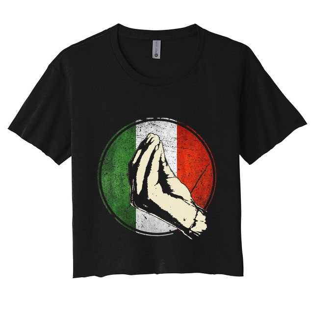 Italian Gift Funny Italy Crop Top
