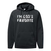 IM GodS Favorite Christian Religious Performance Fleece Hoodie