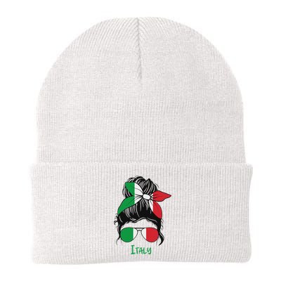 Italian Girl From Italia Flag Italy Women Italy Girl Beanie